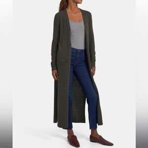 Theory 100% Cashmere Long Cardigan